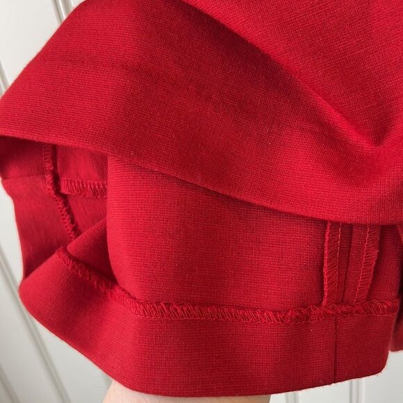 ALFRED SUNG Red Sheath Dress Size Small - Picture 4 of 10